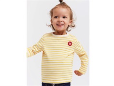 Wood Wood blouse Kim off-white/yellow stripes